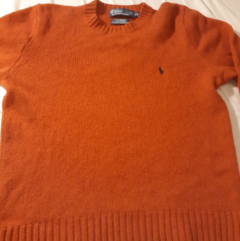 Polo merino wool sweater